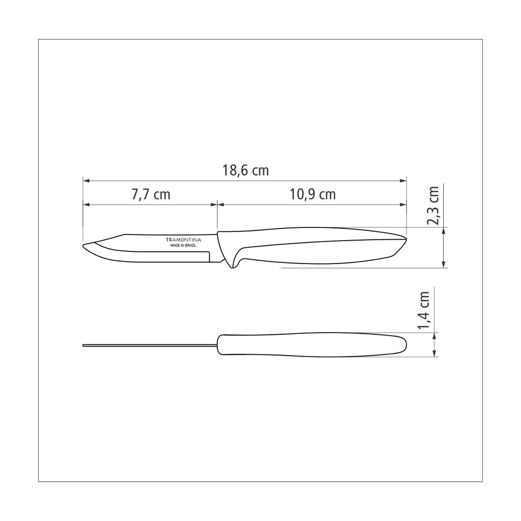 Cuchillo legumbres/fruta 23420/163