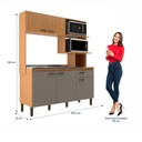 Cocina compacta Evelyn grafito