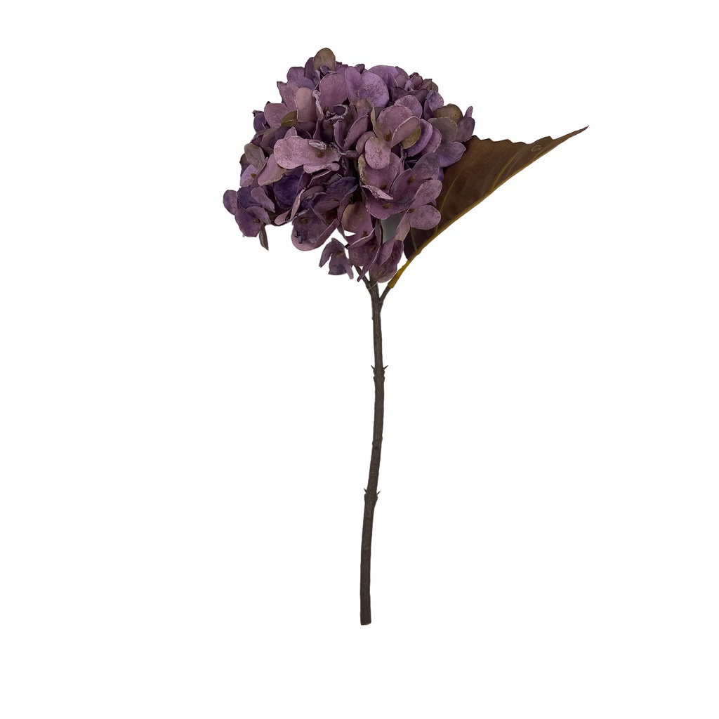 Hortensia artificial burdeo 34cm
