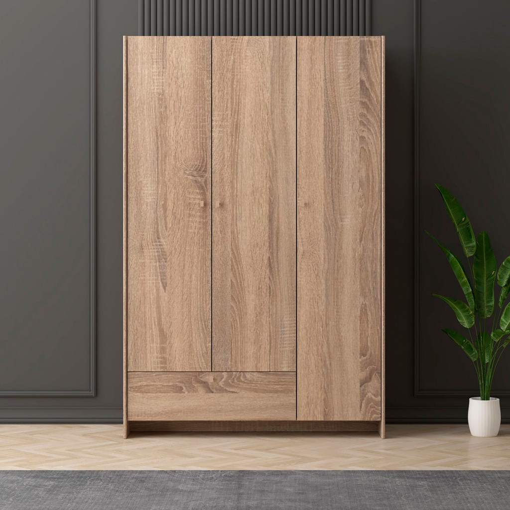 Closet Boegel café claro 3 puertas