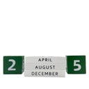 Mini calendario Santa 7,2x14cm