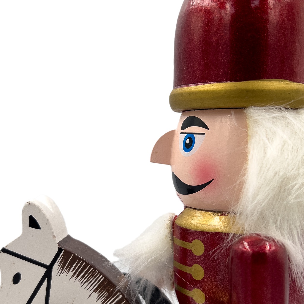 Cascanueces navidad balancin madera 38cm