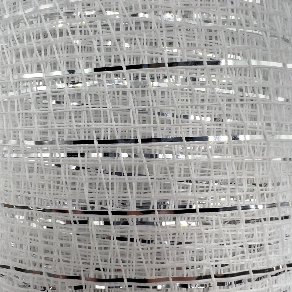 Malla Navidad plateado 52x915cm