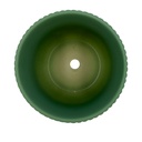 Macetero ranurado menta 14cm