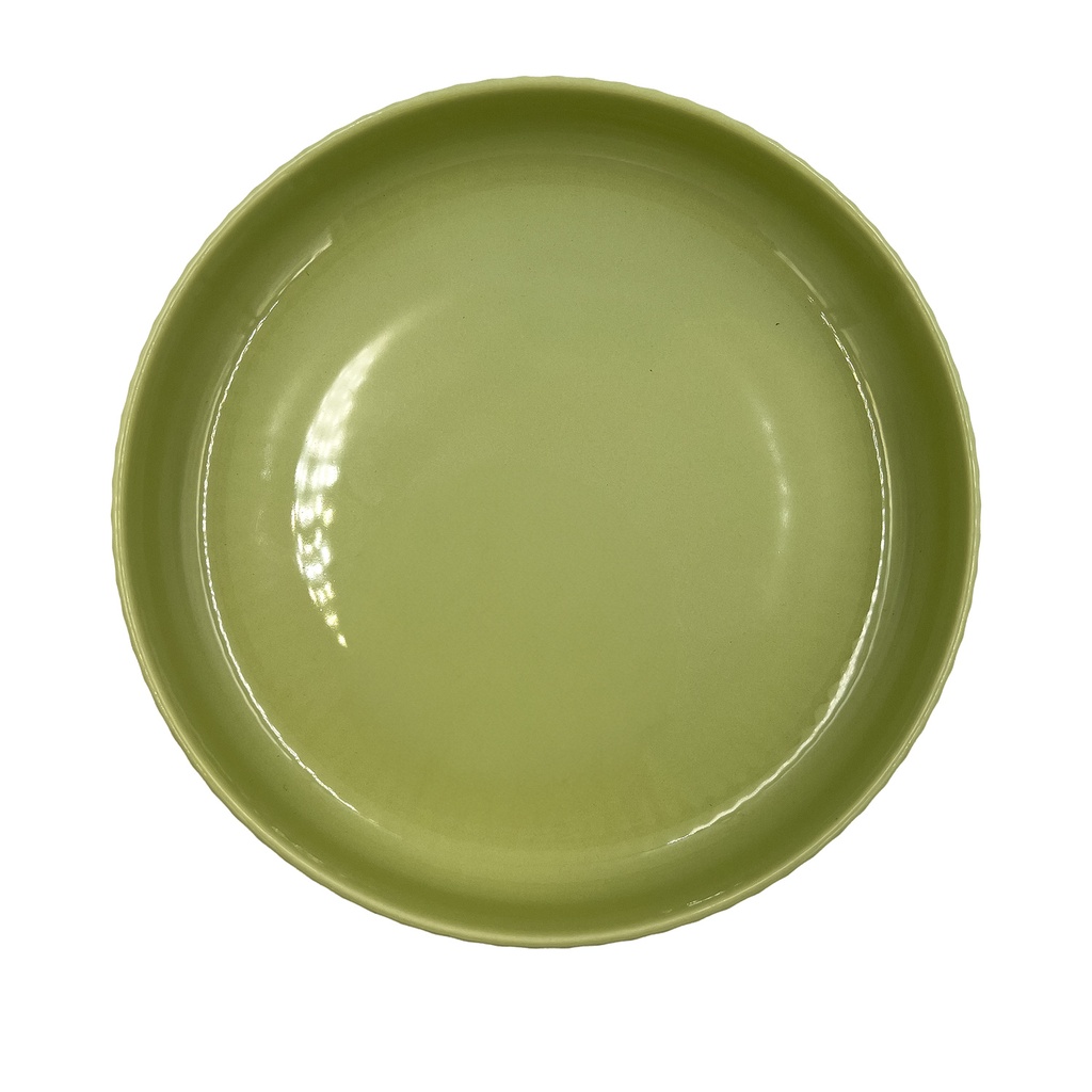 Plato hondo Comacchio verde 20cm