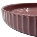 Plato hondo Comacchio morado 20cm