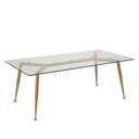 Mesa centro vidrio Mlm-160310 120x60x45