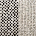 Alfombra tejida BN 120x180cm