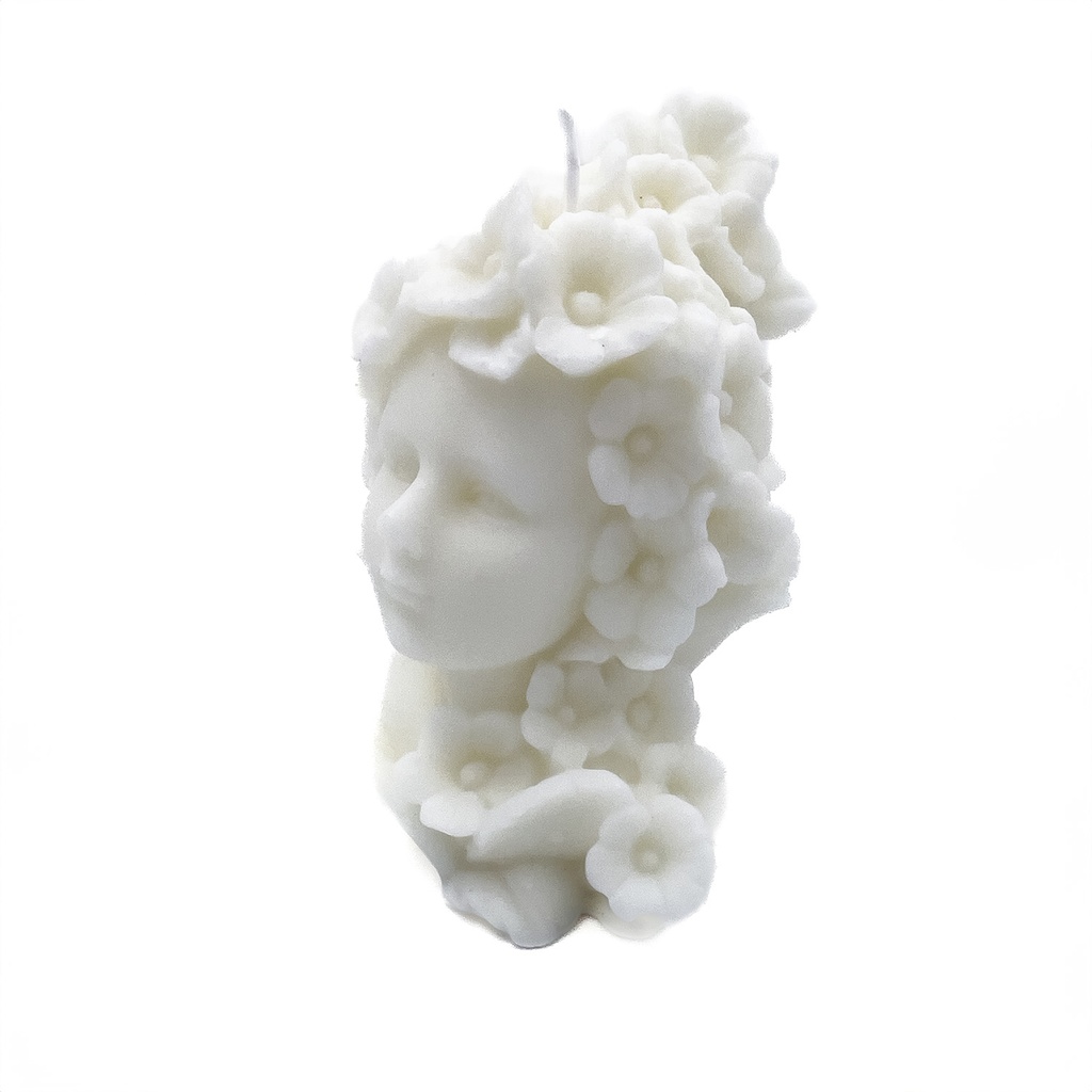 Vela niña flores 11,5cm