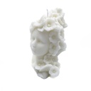 Vela niña flores 11,5cm