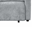 Sofá cama Gosier gris