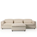 Sofá seccional Nino blanco