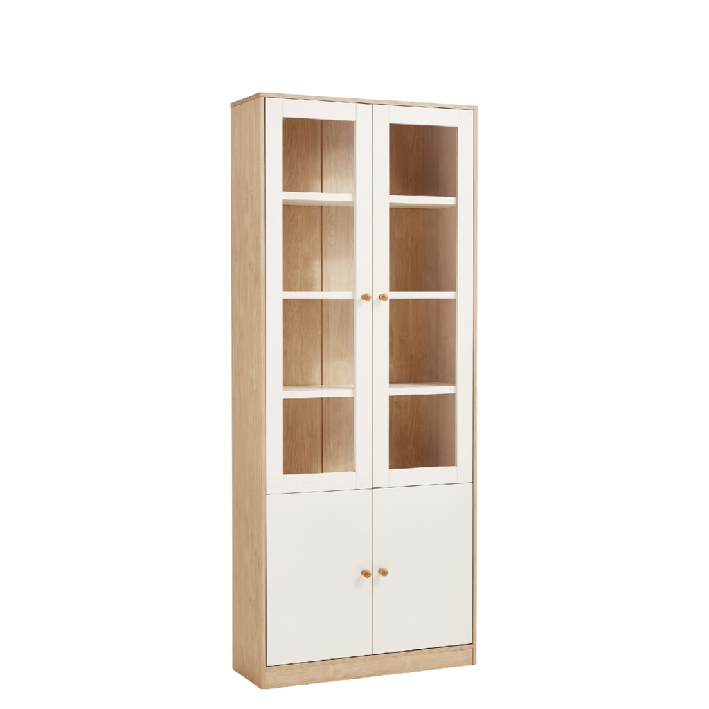 Vitrina Boracay 80x34x194 blanco