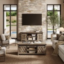 Mesa centro 2 puertas Vinh café