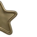 Bandeja estrella dorada 17x17x1cm