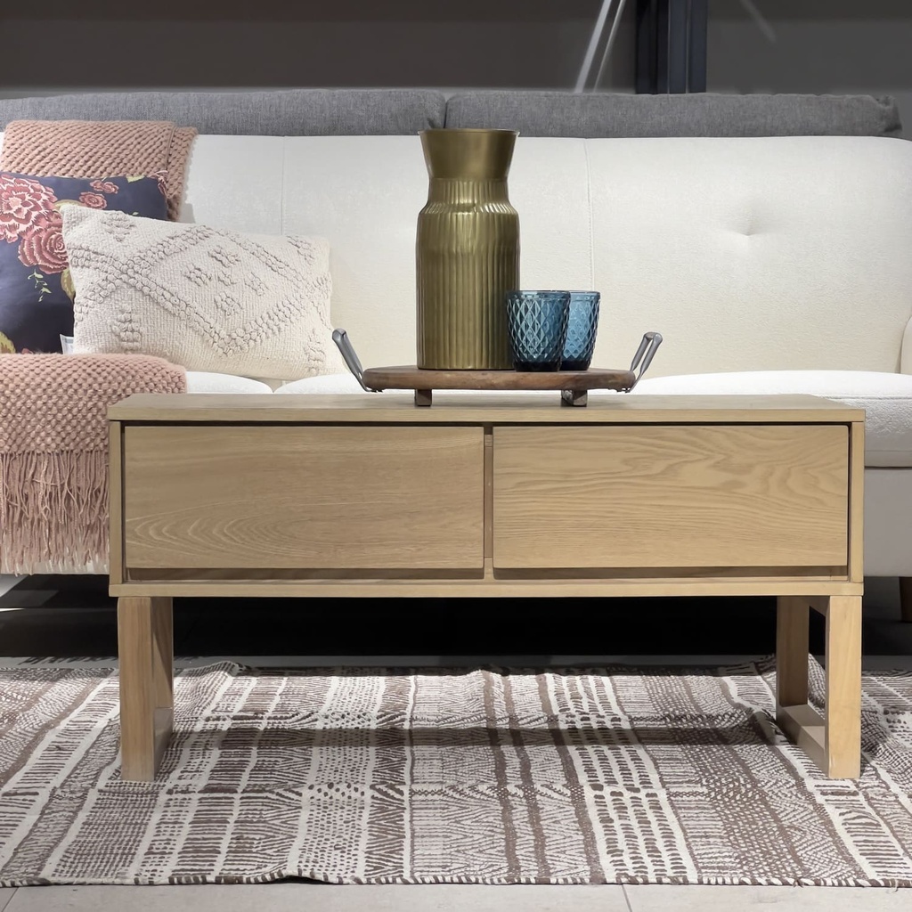 Mesa centro Philip 2 cajones