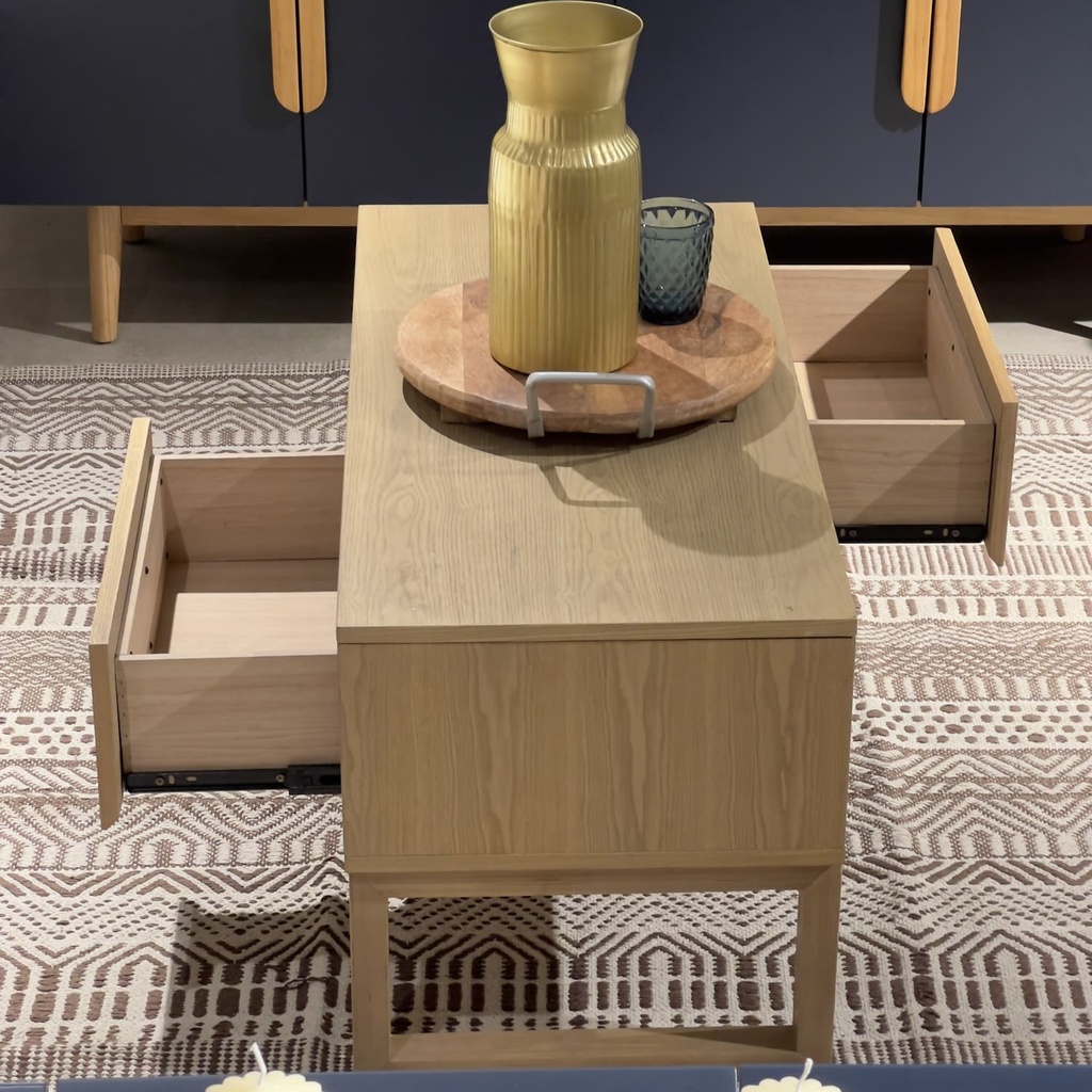 Mesa centro Philip 2 cajones