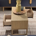 Mesa centro Philip 2 cajones