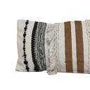 Cojín Boho flecos 30x70cm