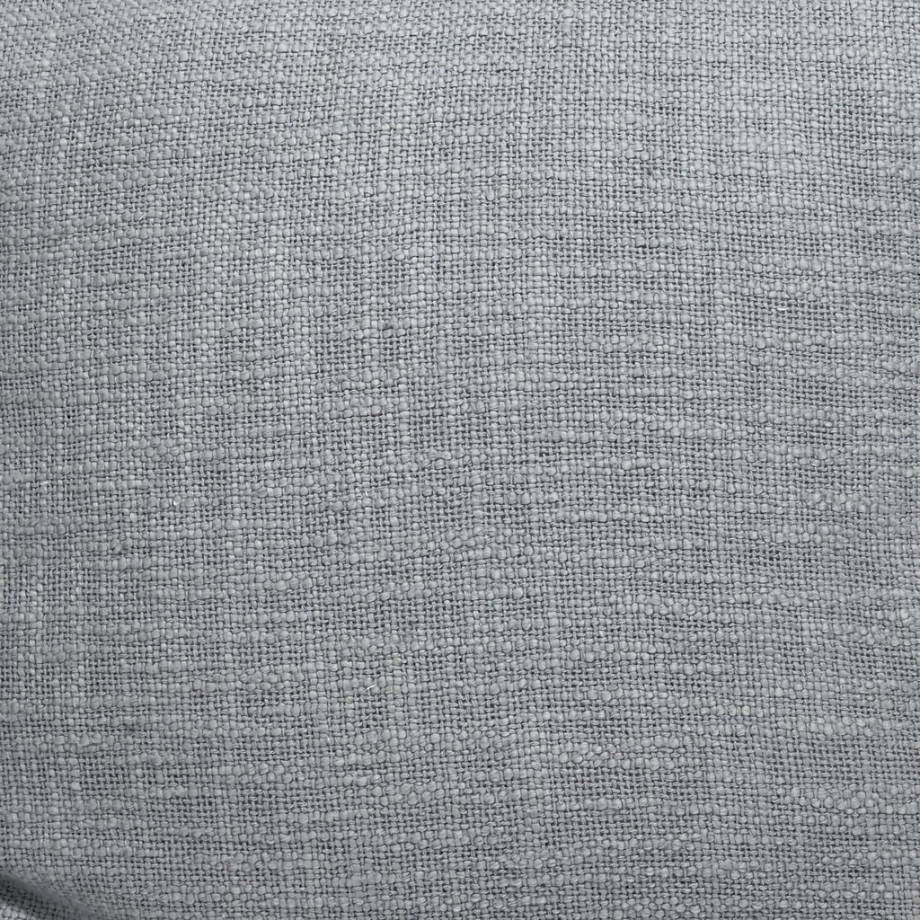 Cojín gris tejido con borlas 45x45cm