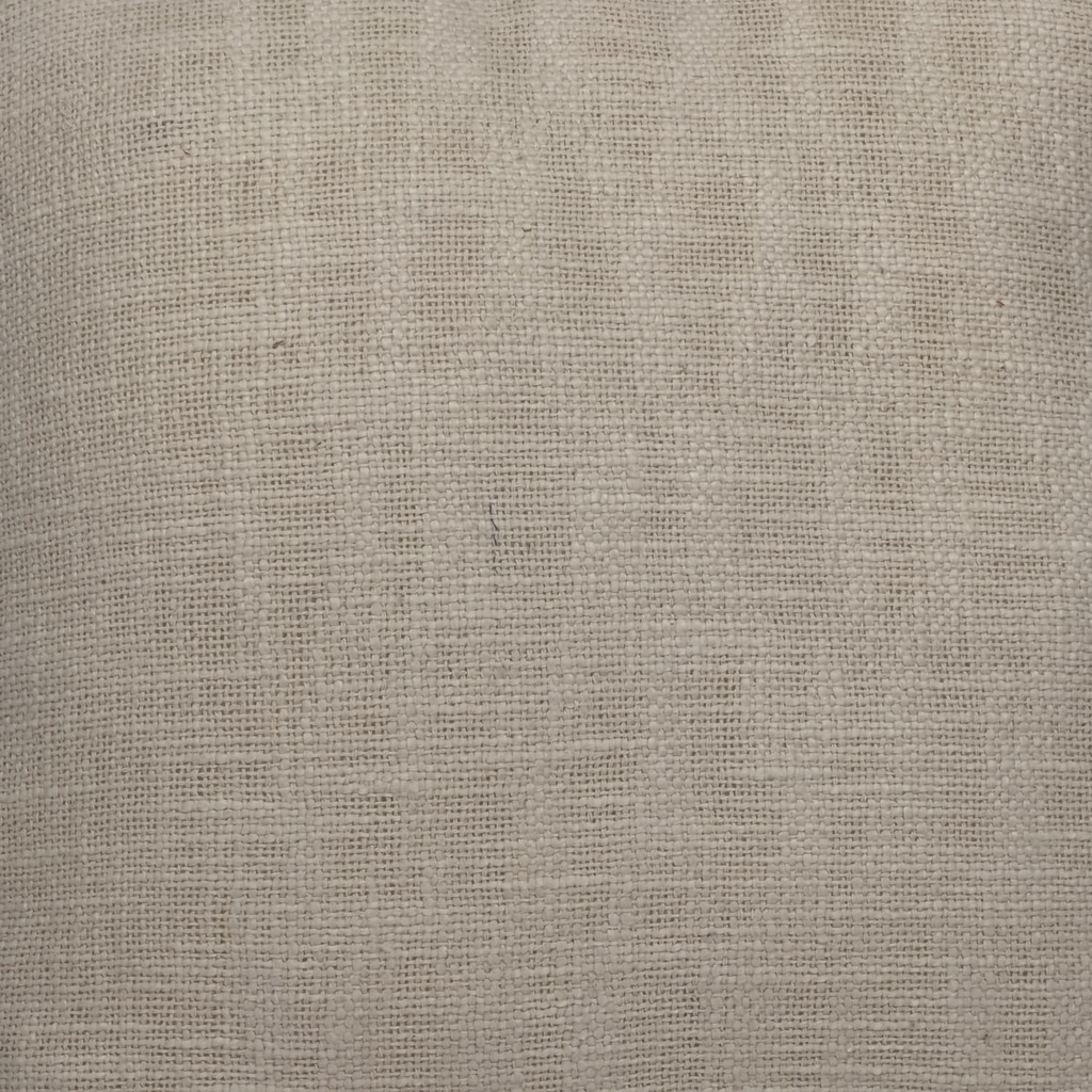 Cojín crudo tejido con borlas 45x45cm