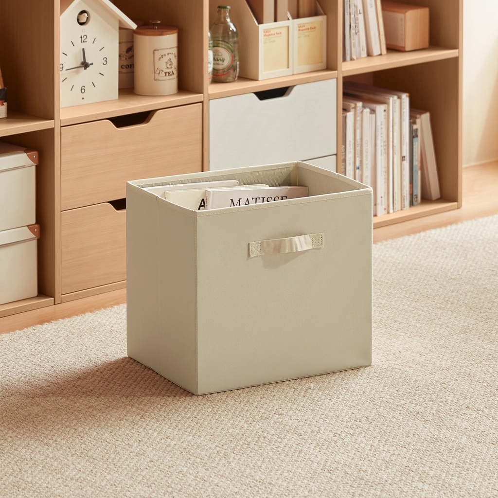 Caja multiuso beige