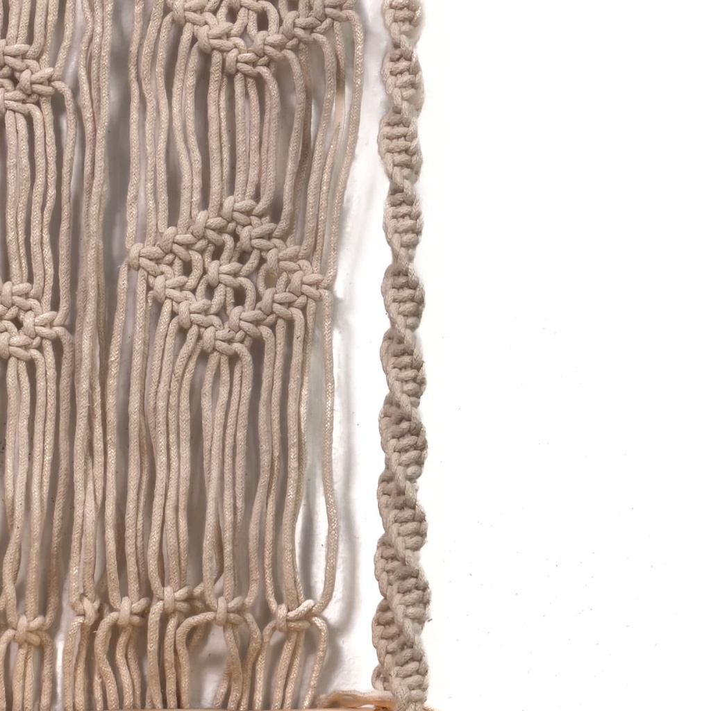 Repisa macrame simple 43x71cm