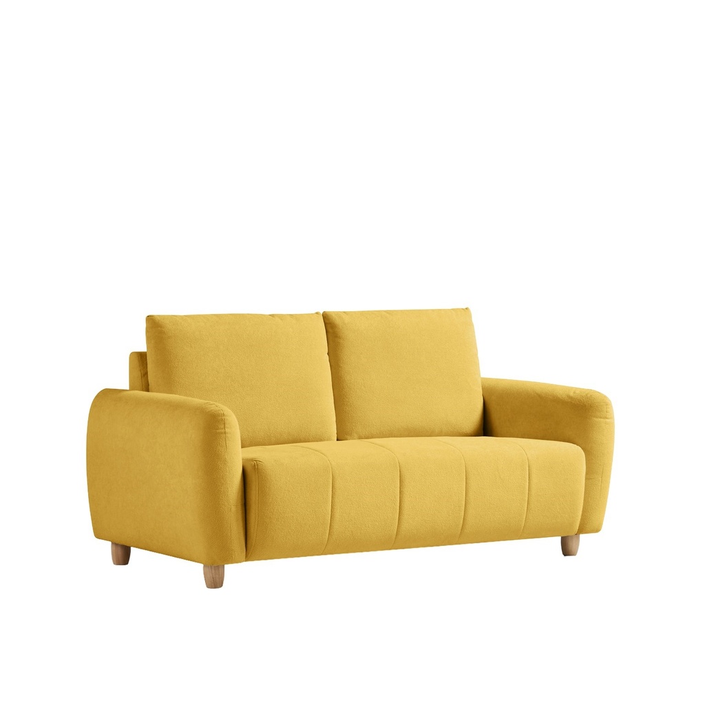 Sofá 3 cuerpos Texas mostaza