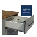 Base cocina Agata gris 3 cajones 40cm