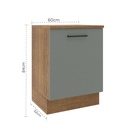 Base cocina Agata gris 1 puerta 60cm