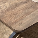 Mesa comedor 6 puestos Bonaire madera oscura