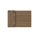 Aéreo esquinero Stella café 1 puerta 94cm