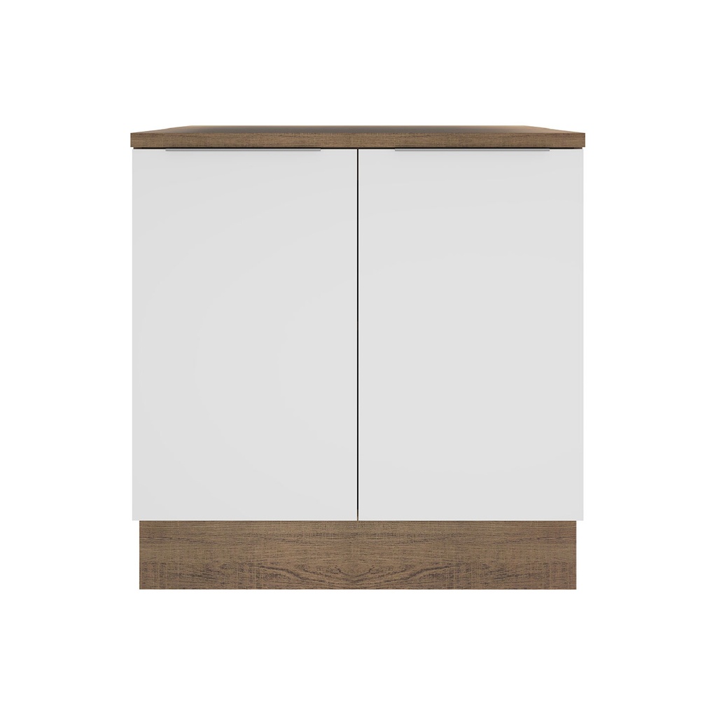 Base cocina Stella blanco 2 puertas 80cm