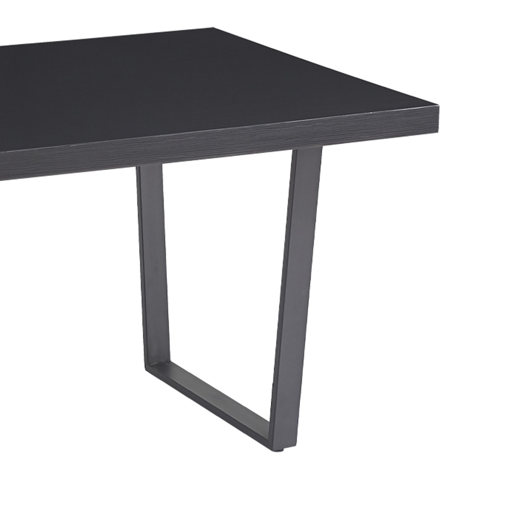 Mesa comedor 6 puestos Marcelo negro