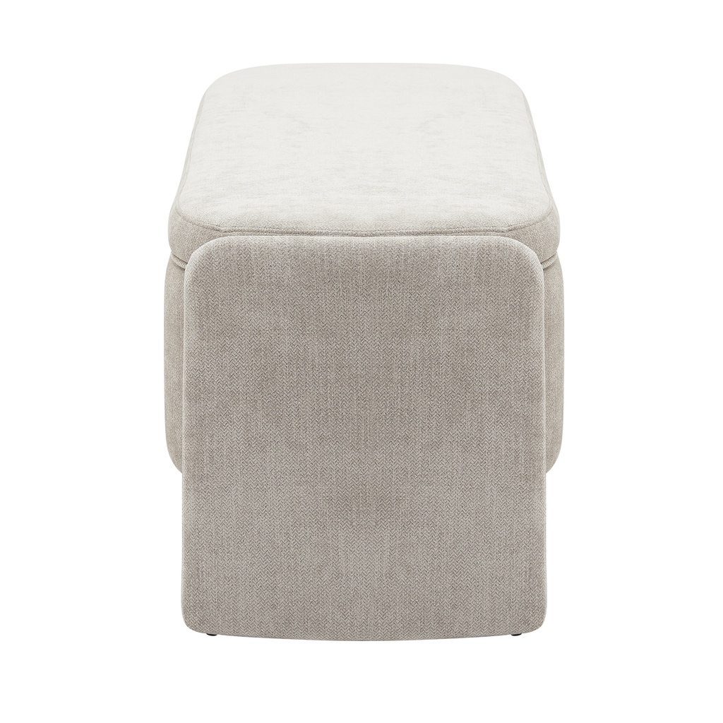 Banqueta con almacenaje Orsay gris