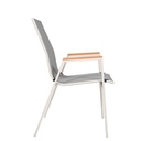 Juego comedor terraza 6 sillas Erie champagne