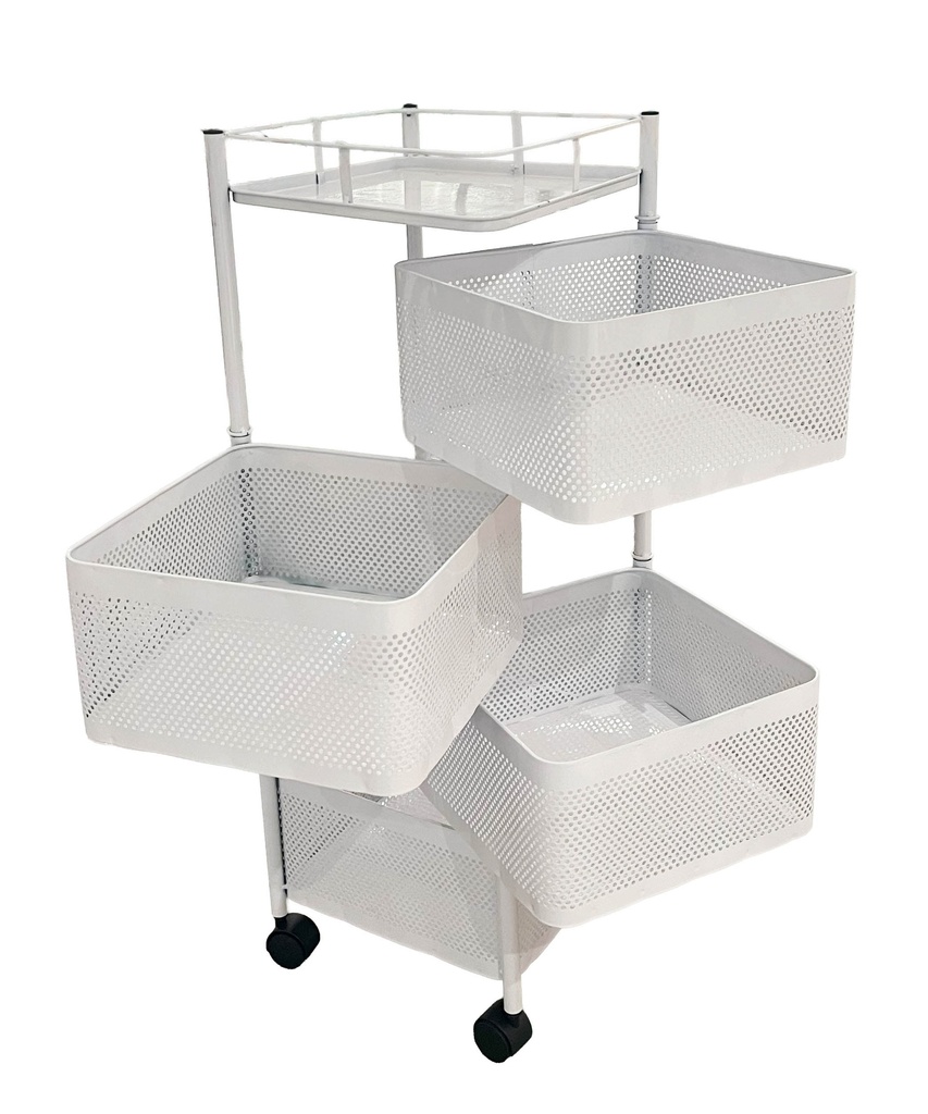 Carro organizador 4 canastos