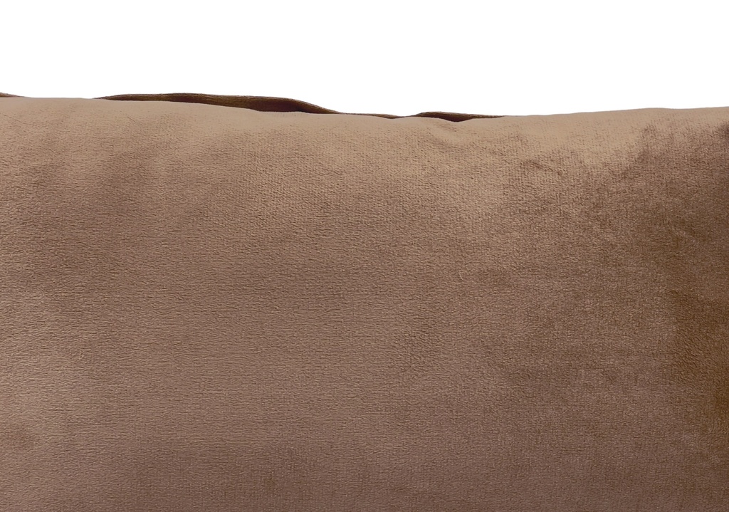 Cojín 30x50cm velvet café