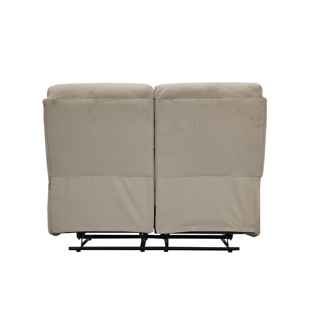 Sofá reclinable 2 cuerpos Logan gris claro 