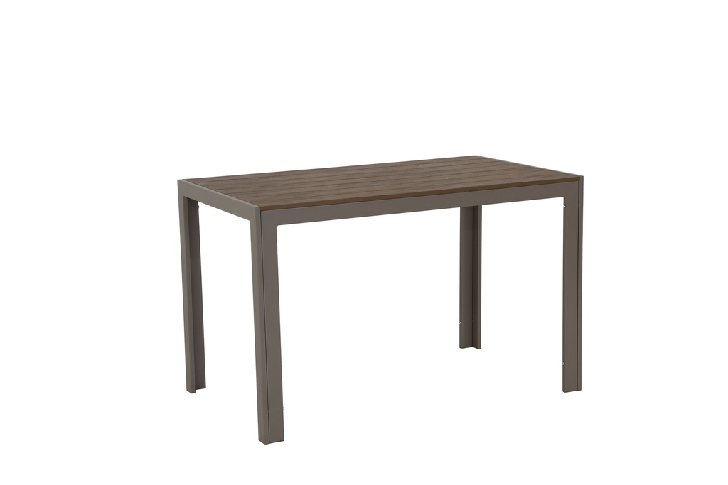 Juego comedor terraza 2 bancos Elko champagne