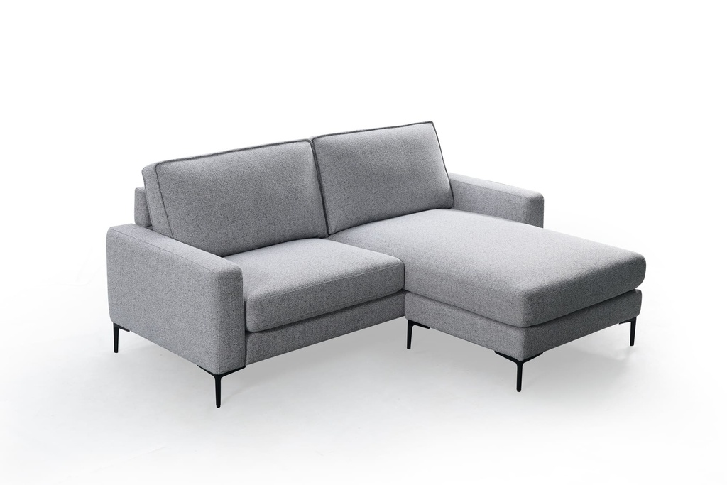 Sofá seccional Versatil gris oscuro 