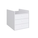 Cama cuna multifuncional c/colchón cuna + colchón 1 plaza