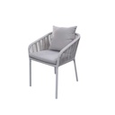 Juego comedor terraza 6 sillas Sylva blanco