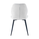 Juego comedor Khissa B  4 sillas Aziza gris claro