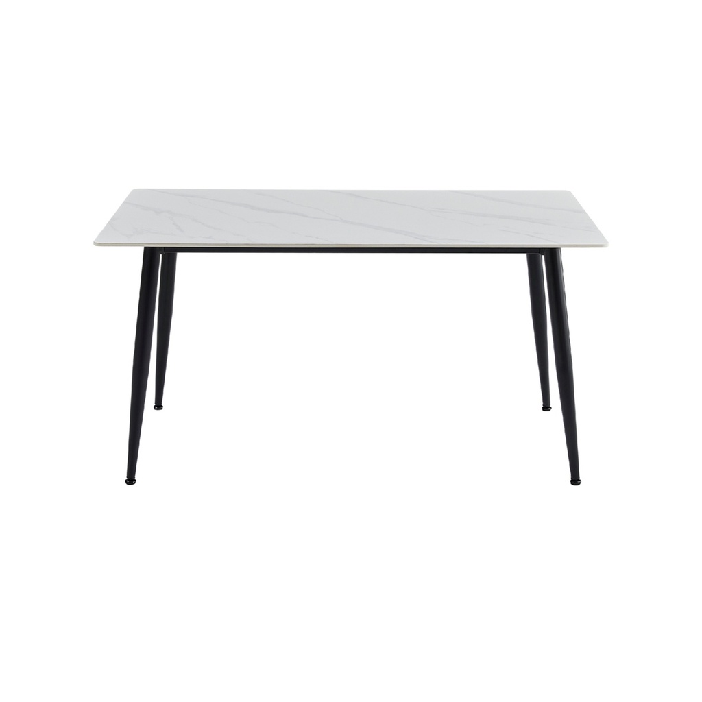 Juego comedor Khissa B  4 sillas Aziza gris claro