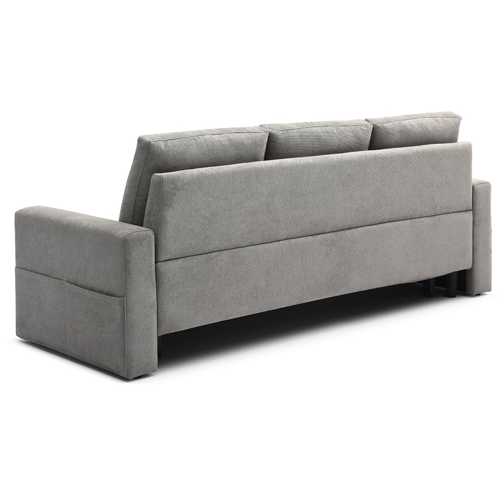 Sofá cama 3 cuerpos Amberes gris claro