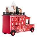 Calendario tren navidad 30x25x10cm