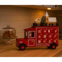 Calendario tren navidad 30x25x10cm