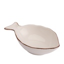 Pocillo Cerámica Pescado Blanco 16,5cm