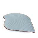Pocillo Cerámica Caracola Celeste 21,5cm